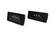 Oświetlenie samochodowe - akcesoria - BMW lampki tablicy rejestracyjnej LED 2x600lm, zestaw 2szt czarna - miniaturka - grafika 1