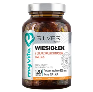 MyVita Olej z Wiesiołka 500 mg 120 Kapsułek - Serce i układ krążenia - miniaturka - grafika 1