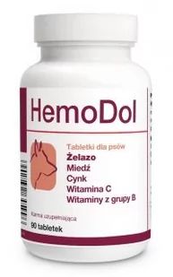 Dolfos Hemodol 90 Tabletek - Suplementy i witaminy dla psów - miniaturka - grafika 1