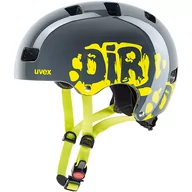 Kaski rowerowe - UVEX Uvex Kid 3 Dirtbike Grey-Lime (2017) - miniaturka - grafika 1