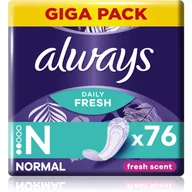 Wkładki higieniczne - Always Dailies Wkładki higieniczne Normal 76 szt. - miniaturka - grafika 1