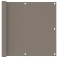 Parawany - vidaXL Parawan balkonowy, taupe, 90x300 cm, tkanina Oxford vidaXL - miniaturka - grafika 1