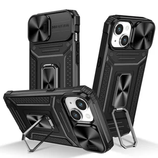 König Design Etui kompatybilne z Apple iPhone 15 Plastikowe, miękkie etui na telefon komórkowy - Etui na telefon komórkowy czarne - Etui i futerały do telefonów - miniaturka - grafika 1