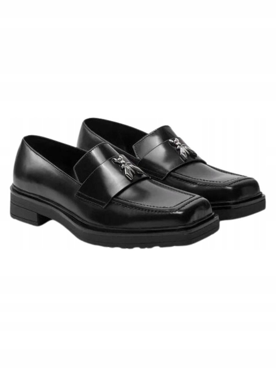 Loafersy damskie Patrizia Pepe 8Z0019 L052 czarny - Shoes: 36
