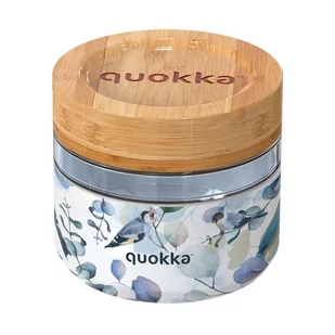 Quokka Deli Food Jar - Pojemnik szklany na żywność / lunchbox 500 ml (Blue Nature) - Lunch boxy - miniaturka - grafika 1