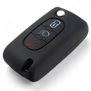 ETUI SILIKONOWE POKROWIEC NA KLUCZYK PEUGEOT 207 307 308 407 SW 608 PARTNER - Akcesoria motoryzacyjne - miniaturka - grafika 1