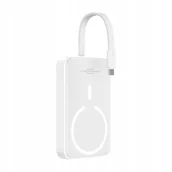 Powerbanki - Powerbank Magnetyczny Baseus Mini 10000Mah 30W (Biały) Edycja Bayern - miniaturka - grafika 1