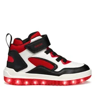 Buty dla chłopców - Sneakersy Geox J Buzzerlight J56MCC 054FU C0050 S Biały - miniaturka - grafika 1