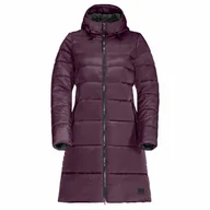 Płaszcze damskie - Damski płaszcz Jack Wolfskin EISBACH COAT W berry jam - S - miniaturka - grafika 1