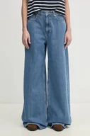 Spodnie damskie - Pepe Jeans jeansy WIDE LEG JEANS UHW JAIMY damskie kolor niebieski PL204740ID1 - miniaturka - grafika 1