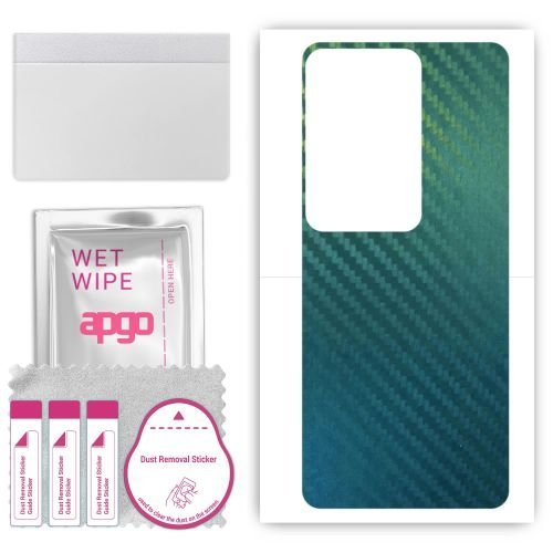 folia naklejka skórka strukturalna na TYŁ do Oppo A79 5G CPH2557 - Carbon Kameleon CAKA1 - apgo SKINS