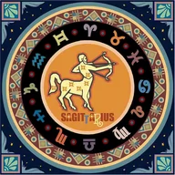 Zabawki kreatywne - Norimpex Diamentowa mozaika Mandala 7D Zodiak Strzelec 30x30cm 1006584 - miniaturka - grafika 1