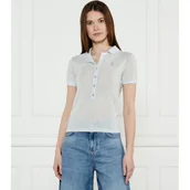 Bluzki damskie - Patrizia Pepe Polo | Regular Fit - miniaturka - grafika 1
