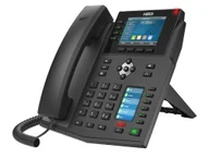 Telefonia VoIP - Fanvil X5U V2 telefon VoIP Czarny 16 linii LCD - miniaturka - grafika 1
