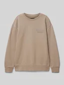 Swetry dla chłopców - Bluza z nadrukiem z logo model ‘REWNAC’ - miniaturka - grafika 1