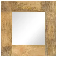 Lustra - vidaXL Lustro z ramą z litego drewna mango, 50 x 80 cm - miniaturka - grafika 1