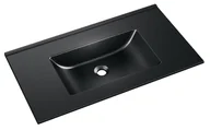 Umywalki - MODERNO UMYWALKA PROSTOKĄTNA GRANIT GRAFITOWA - miniaturka - grafika 1