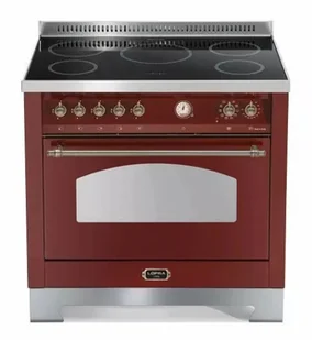Kuchenka elektryczna Kuchnia z płytą indukcyjną LOFRA DOLCEVITA 90 ROSSO BURGUNDY RRG96MFT/5I/Bronze - Kuchenki elektryczne - miniaturka - grafika 1