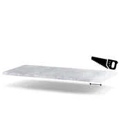 Blaty meblowe i parapety okienne - HURTOWNIA-MEBLI Blat kuchenny laminowany marmur blande beton 80-89cm na wymiar kamień - miniaturka - grafika 1