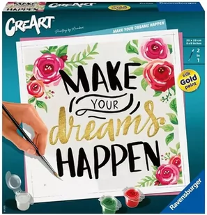 Ravensburger Malowanka CreArt Make Your Dreams Happen 29028 29028 - Zabawki kreatywne - miniaturka - grafika 2