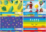Szkolne artykuły papiernicze - Inter-druk Zeszyt papierów kolorowych samoprzylepnych B5 8k. Fluo ZJ73INT - miniaturka - grafika 1