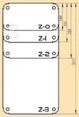 Rozdzielnie elektryczne - Płyta montażowa Z1 - miniaturka - grafika 1