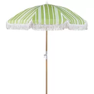 Parasole ogrodowe - Parasol ogrodowy ⌀ 150 cm zielony z białym MONDELLO - miniaturka - grafika 1
