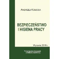 Podręczniki dla szkół zawodowych - Komosa Andrzej Bezpieczeństwo i higiena pracy w.2019 EKONOMIK - miniaturka - grafika 1