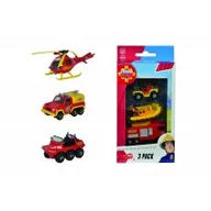 Samochody i pojazdy dla dzieci - Dickie Toys Strażam Sam 3 pojazdy Die-Cast Phoenix, Vet i przy 203099629038 - miniaturka - grafika 1