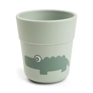 Done by Deer Kubek dla Dziecka Mini Mug Foodie Croco Green - Miseczki i talerzyki dla dzieci - miniaturka - grafika 1