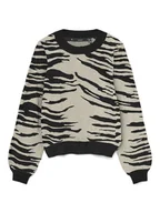 Swetry damskie - Vero Moda Sweter w kolorze beżowym - miniaturka - grafika 1