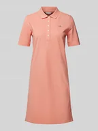 Sukienki - Sukienka polo o długości do kolan z wyhaftowanym logo - miniaturka - grafika 1
