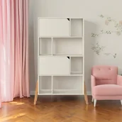 Półki i regały dla dzieci - Regał jasny beż lotta latte - miniaturka - grafika 1