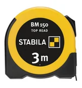 Poziomice, łaty, miary - MIARKA ZWIJANA BM150 STABILA 3M Z OKIENKIEM - miniaturka - grafika 1