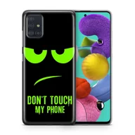 Etui i futerały do telefonów - Etui na telefon komórkowy Pokrowiec ochronny na Samsung Galaxy J7 (2017) Etui Pokrowiec Torba Zderzak TPU, Model: Samsung Galaxy J7 (2017), Wybierz wzór: Dont Touch My Phone Green - miniaturka - grafika 1