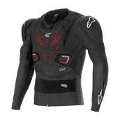 Akcesoria motocyklowe - Kurtka ochronna MX Alpinestars Bionic Pro V3 Plasma Czarny/Czerwony/Złamany BiałyXL - miniaturka - grafika 1