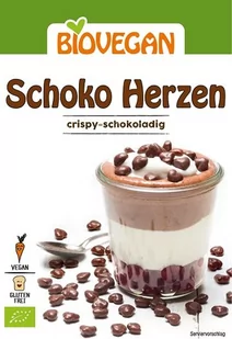 POSYPKA DEKORACYJNA CZEKOLADOWE SERCA BEZGLUTENOWA BIO 35 g - BIO VEGAN - Desery dla dzieci - miniaturka - grafika 1