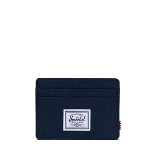 Portfele - Herschel Charlie portfel na karty, jeden rozmiar, granatowy, granatowy, One Size, Casual - grafika 1