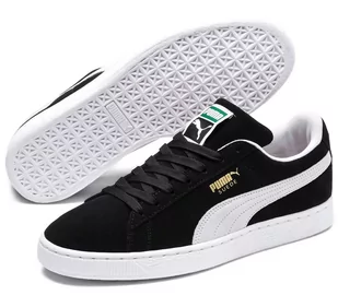 Buty Sportowe Suede Classic+ R.36 Czarne Sneakersy - Sneakersy damskie - miniaturka - grafika 1