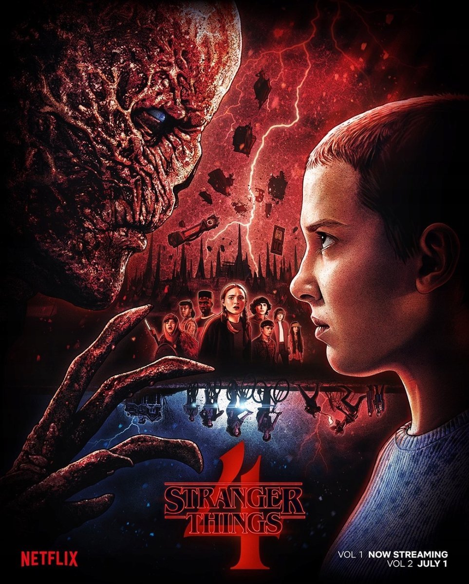 PODKŁADKA POD MYSZ Nadruk 22x18 cm Oryginalny Stranger Things 4 Prezent