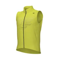 Kurtki rowerowe - Kamizelka rowerowa męska Alé Cycling PR-E Sauvage Żółty XL - miniaturka - grafika 1
