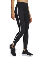 Spodnie sportowe damskie - Under Armour Legginsy sportowe "Motion Piped" w kolorze czarnym - miniaturka - grafika 1