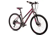 Rowery - Madeira DB CUES 2x9 grafitowo-różowy 21" - miniaturka - grafika 1
