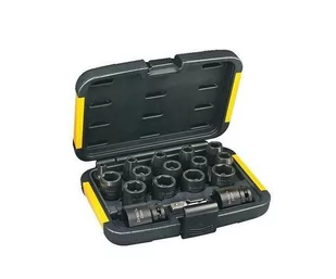 DeWALT zestaw 17szt. nasadek udarowych 6-kątnych 1/2", 6-27mm DeWALT [DT7506] DT7506-QZ - Nasadki do elektronarzędzi - miniaturka - grafika 1