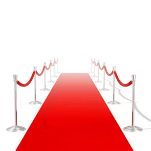 vidaXL Czerwony dywan 1x20 m Extra gęsty 400 g/m2 - Dywany - miniaturka - grafika 1