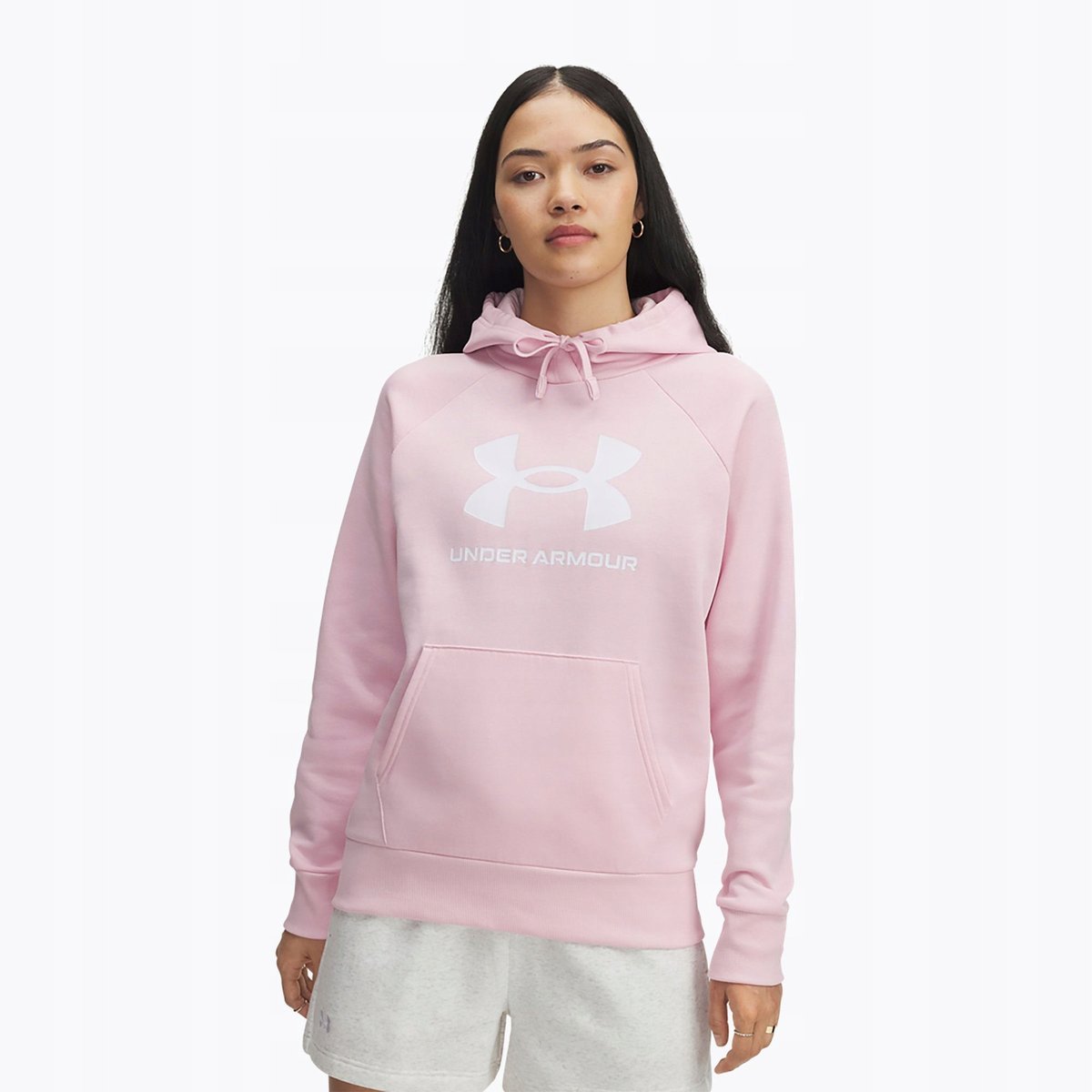 BLUZA DAMSKA Z KAPTUREM SPORTOWA UNDER ARMOUR RIVAL FLEECE BIG LOGO HDY L