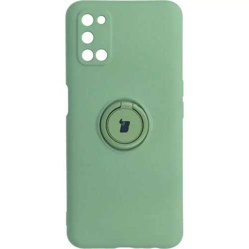 Bizon Etui Case Silicone Ring OPPO A52 / A72 / A92 jasnozielone BCSROPA92LGN