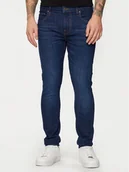 Spodnie męskie - Guess Jeansy M4YA27 D5DG1 Niebieski Super Skinny Fit - miniaturka - grafika 1