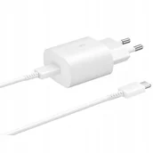 Ładowarki do telefonów - Ładowarka Samsung Fast Charge 25W + Kabel Usb C - miniaturka - grafika 1