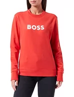 Bluzy damskie - BOSS Bluza damska, jasnoczerwona, L - miniaturka - grafika 1